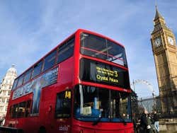 Autobús en Londres, Westminster