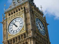 Big Ben, detalhe do relógio