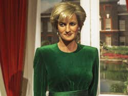 Escultura de cera da Princesa Diana