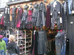 Camden Town, roupas em Candem Town