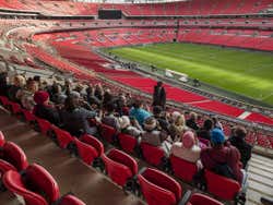 Visitando o estádio de Wembley de Londres