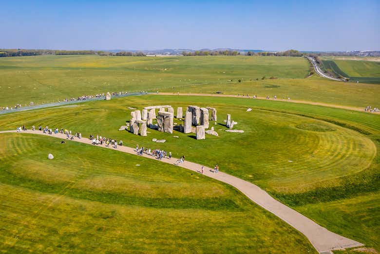 Vista aérea de Stonehenge