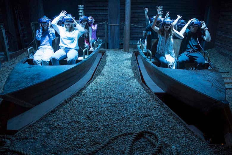 Atividade interativa em The War of the Worlds