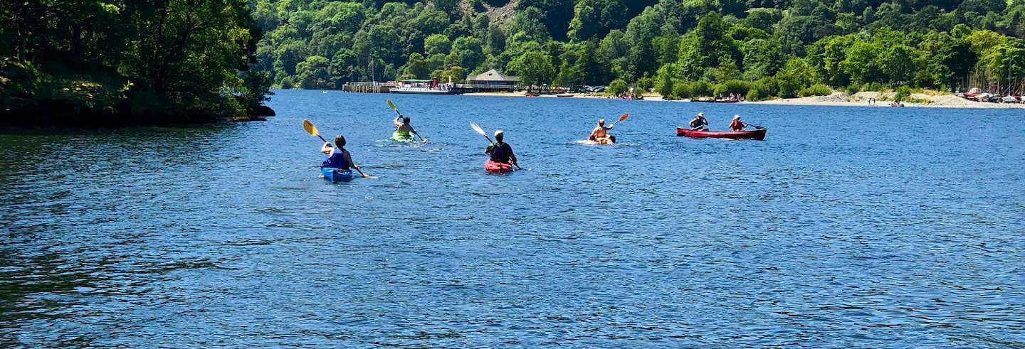 Tour de caiaque pelo lago Ullswater