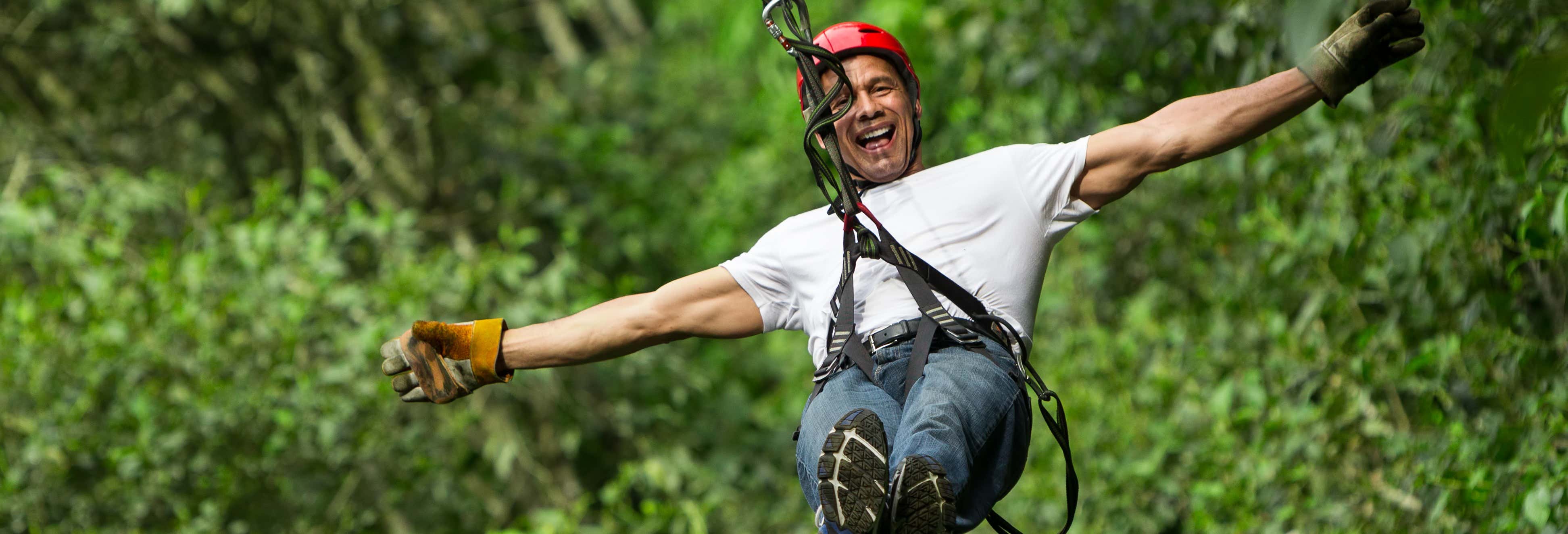 Tirolina en el Bavaro Adventure Park