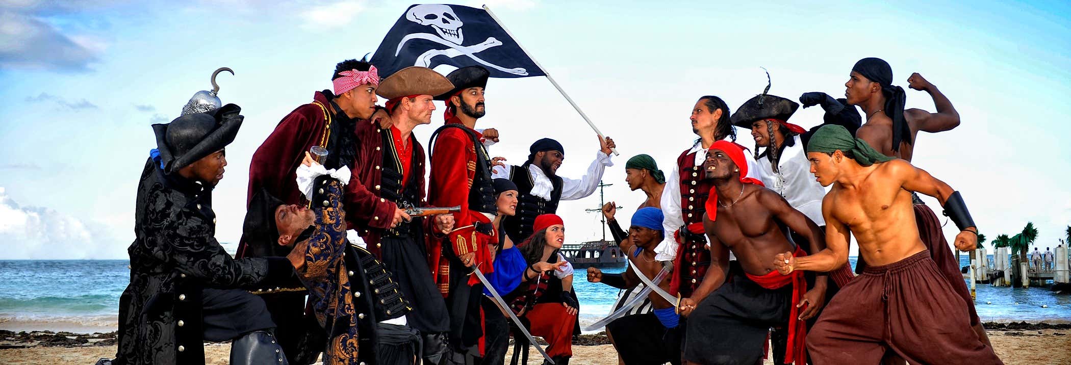 Festa em barco pirata