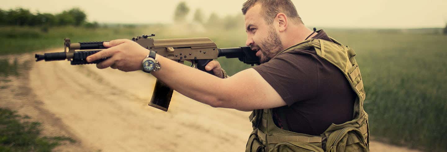 Prácticas de tiro con armas rusas