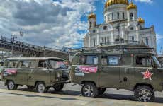 Tour de van soviética por Moscou