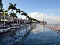 Piscina del hotel Marina Bay Sands