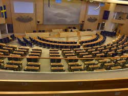 Sala de plenos del Parlamento