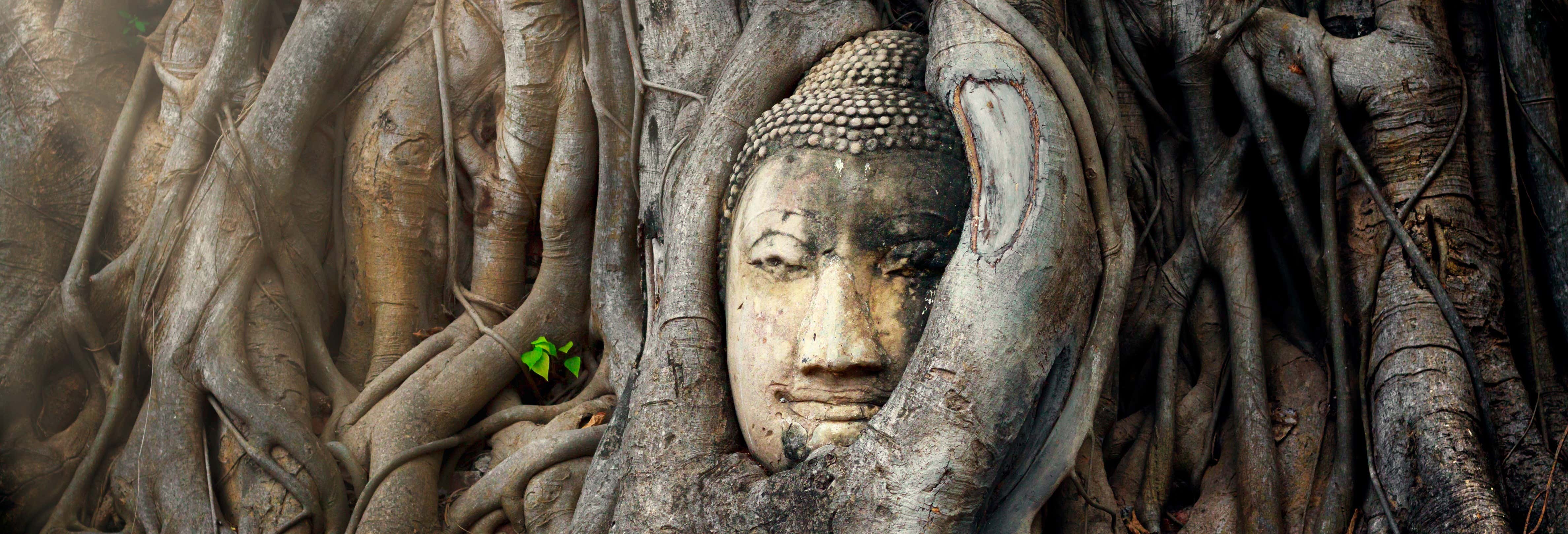 Mercado sobre las vías, mercado flotante y ruinas de Ayutthaya