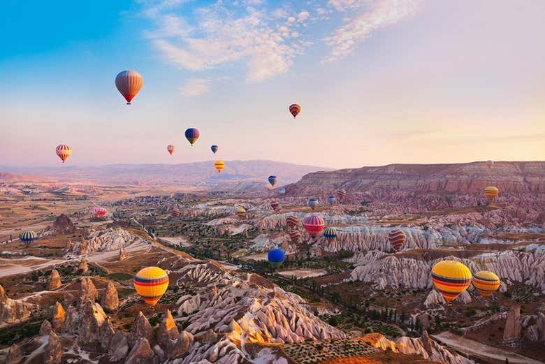 la hot air balloon ride