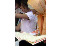 A woman reading