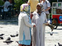 Women in Beyazit Square