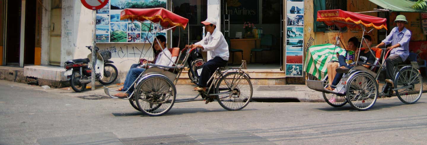 Tour del centro storico di Hanoi in risciò