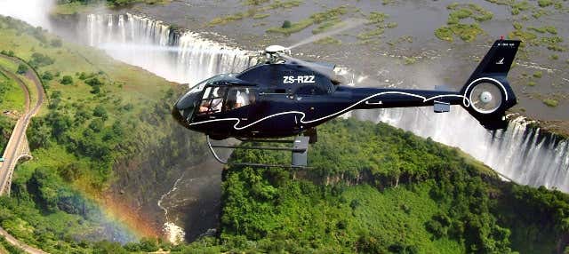 Paseo en helicóptero sobre las cataratas Victoria