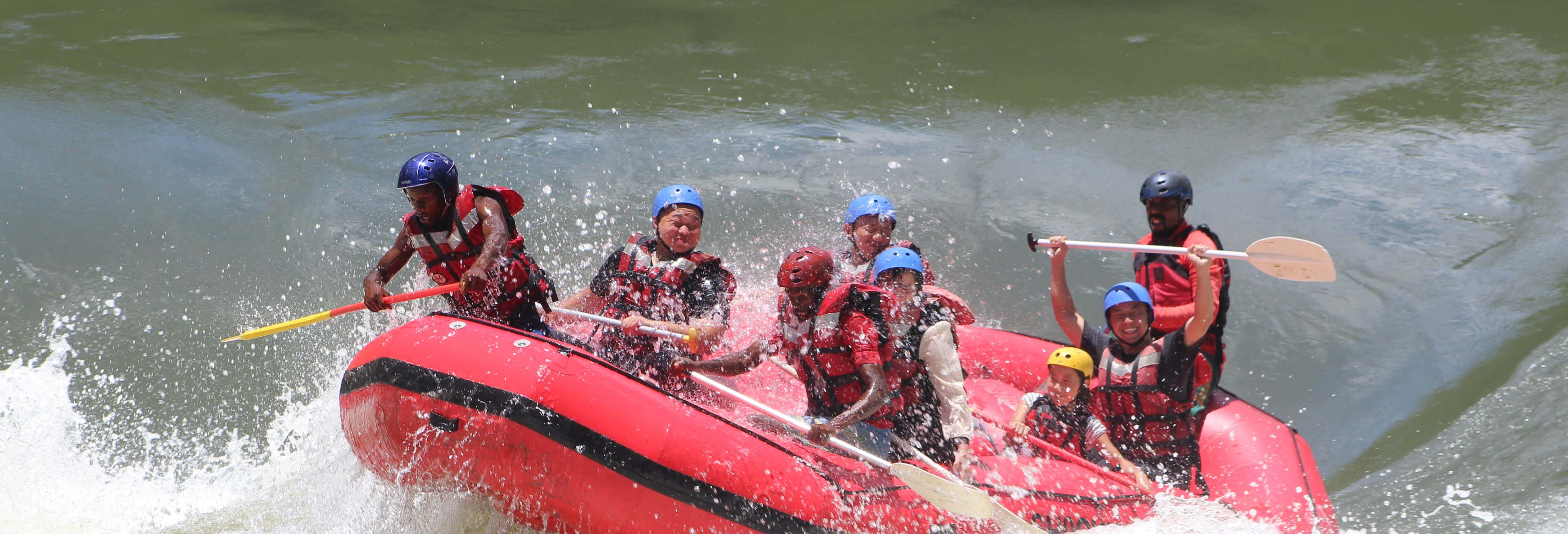 Rafting en el río Zambeze
